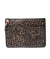 snakeskin print coin purse leopard print id card holder students bus card door identity badge with key chain dom1071351