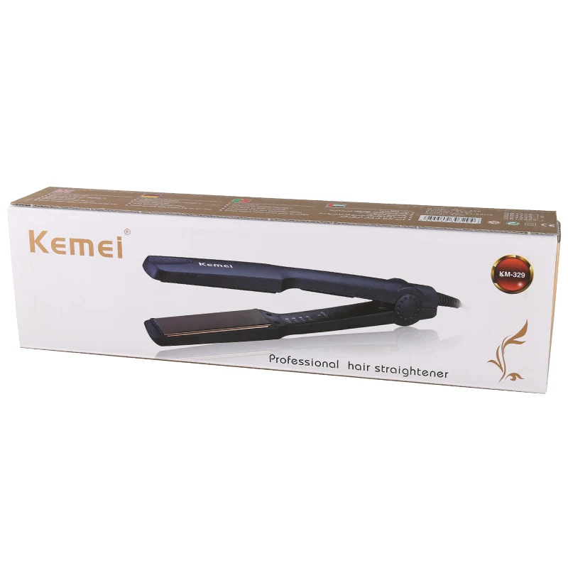

professional flat iron nano hair straightener fast electric straightening iron ceramic styling tool AC 220V digital display