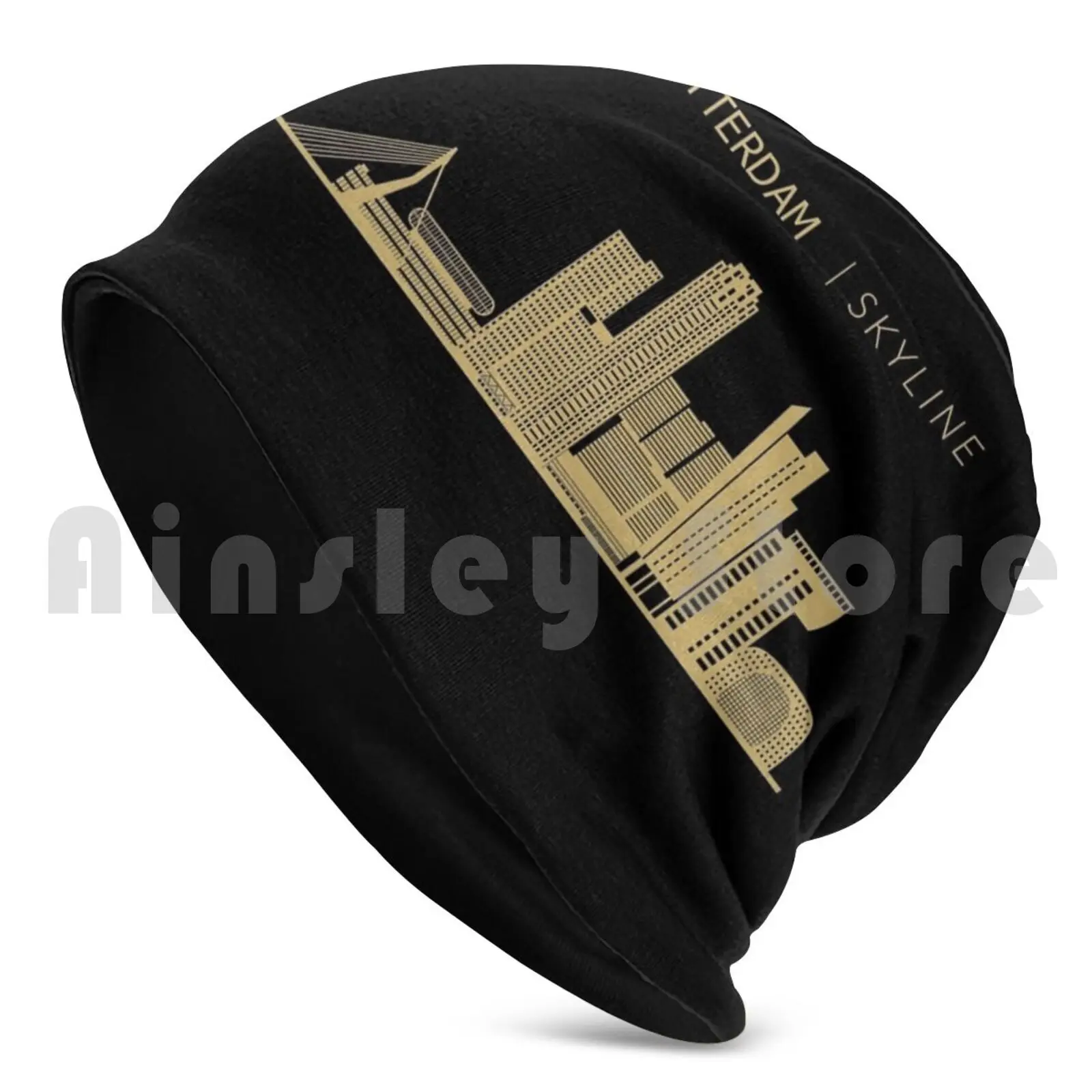 Роттердам Голдлайн Миський пейзаж Пуловер Кепка Удобная городской