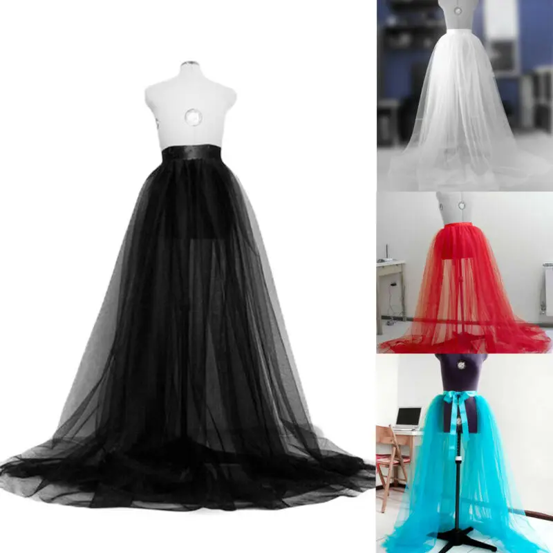 

Stylish Women High Waist Tulle Tutu Long Skirt Wedding Party Prom Bandage Mesh Dress
