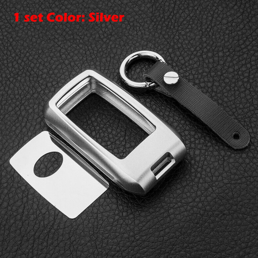 Алюминиевый сплав кожаный дистанционный смарт ключ Брелок чехол для Камри