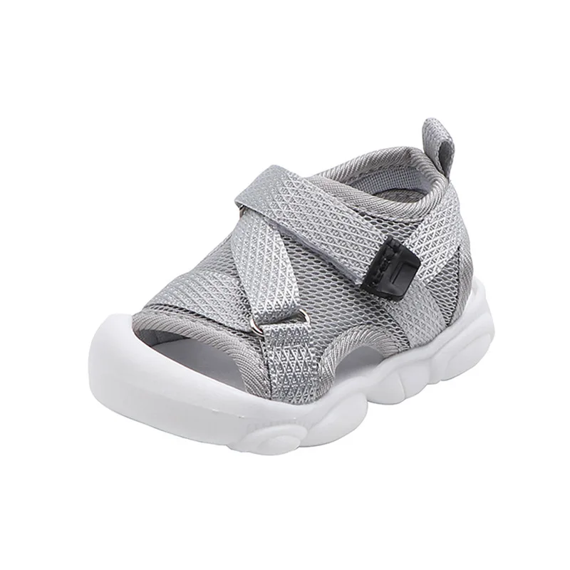 

Children's Sandals 2021 Summer New Boys and Girls Beach Sandals Soft-soled Children's Baby Toddler Sandals Casual Mesh Sandals