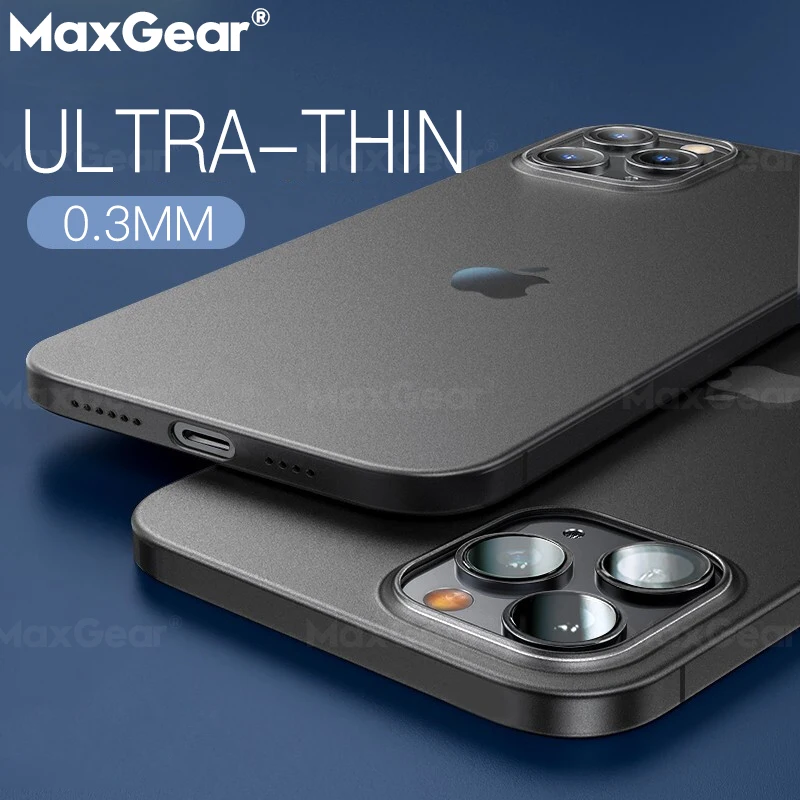 Тонкий матовый прозрачный чехол из ПП для телефона iPhone 11 12 Pro Max Mini XS XR X 6 S 7 8 Plus SE 2020
