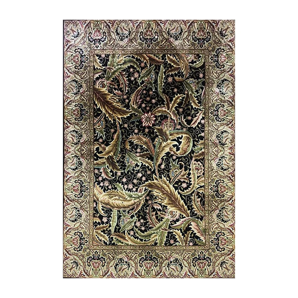 

2 'x 3' Шелковый коврик с узлом ручной работы, коврик для молитвы