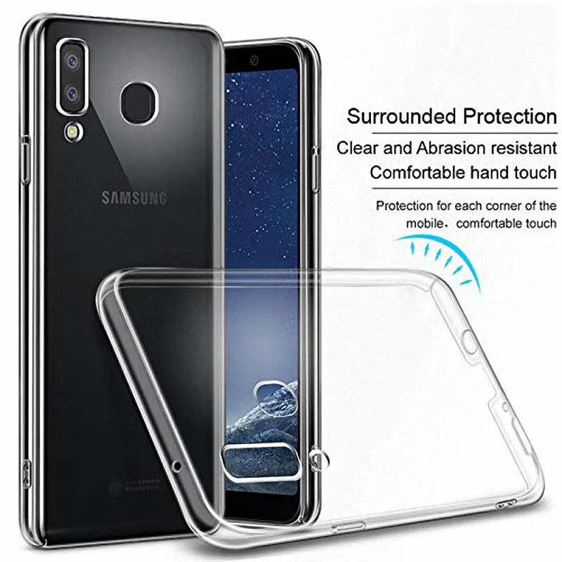 Фото Ультратонкий Мягкий силиконовый чехол из ТПУ для Samsung Galaxy A8 Star A9Star, прозрачный гелевый Чехол для задней панели A9 A8Star 2018 №2