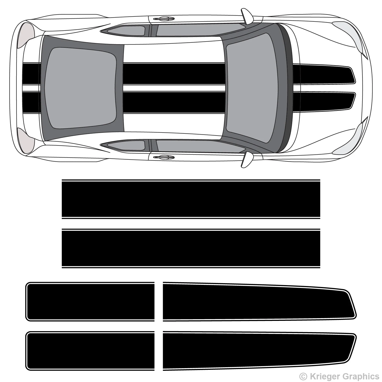 

За 1 единицу товара Scion tC или FR-S EZ ралли полосы виниловая нашивки наклейки Графика стайлинга автомобилей