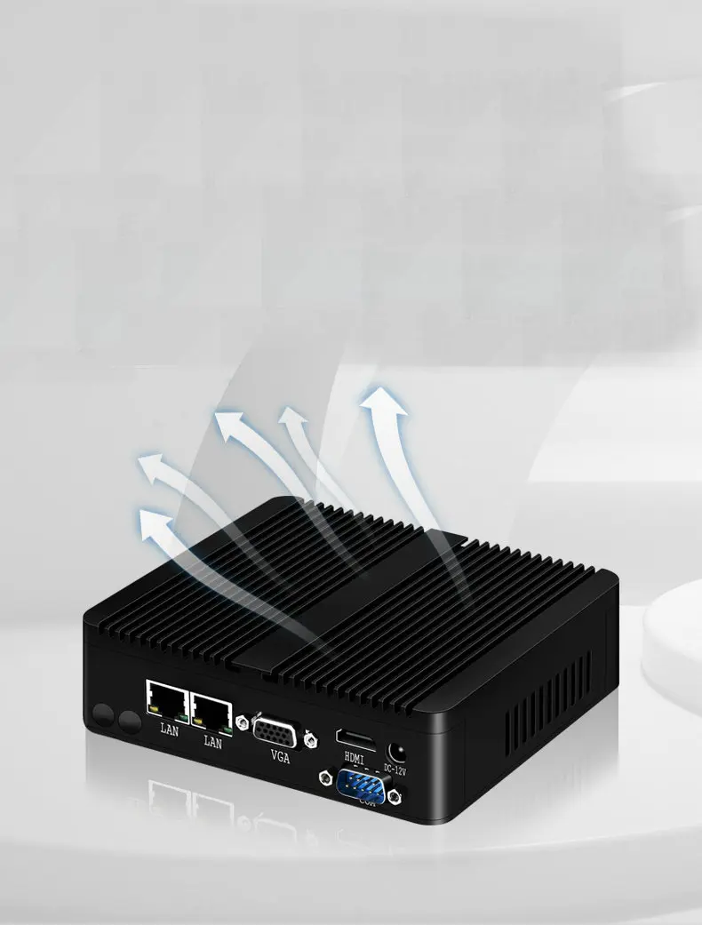 Домашний микрокомпьютер Core I3I5I7 Встроенный промышленный компьютер Двойная сеть