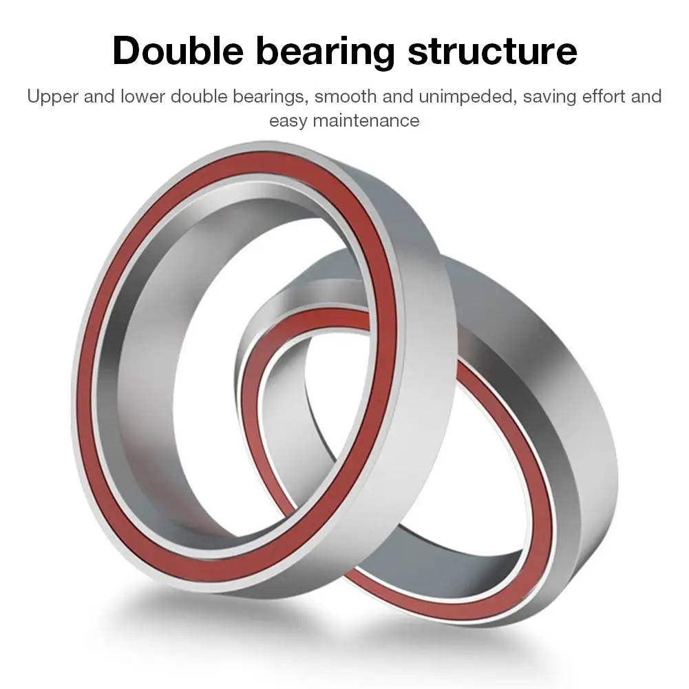 

Bicycle Headset 44mm CNC 1 1/8" 28.6mm Straight Tube Aluminum Alloy 4242 Hidden Palin Head MTB Road Bike Headsets