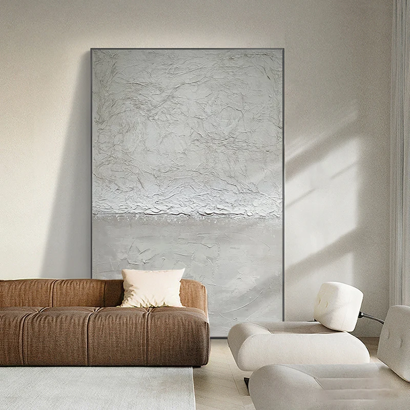 

Decoration Bedroom Living Room Nordic Style Simple Gray Art Canvas Painting Wall Home 32X32Inch(80X80CM)