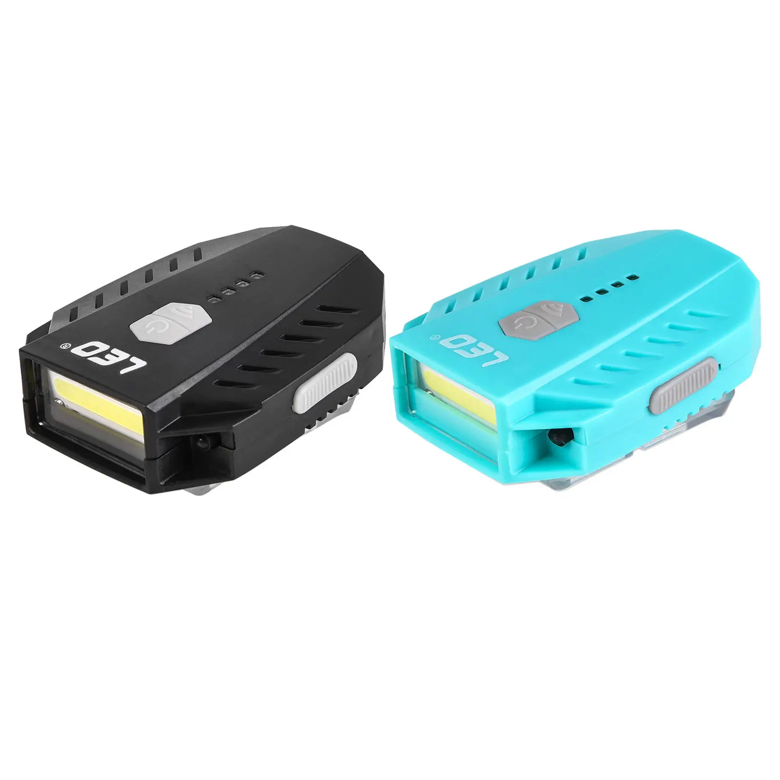 

USB Rechargeable LED CAPS Clip Light Headlight Headlamp Flashlight Outdoor Hiking Camping Cycling Fishing Head Lamp