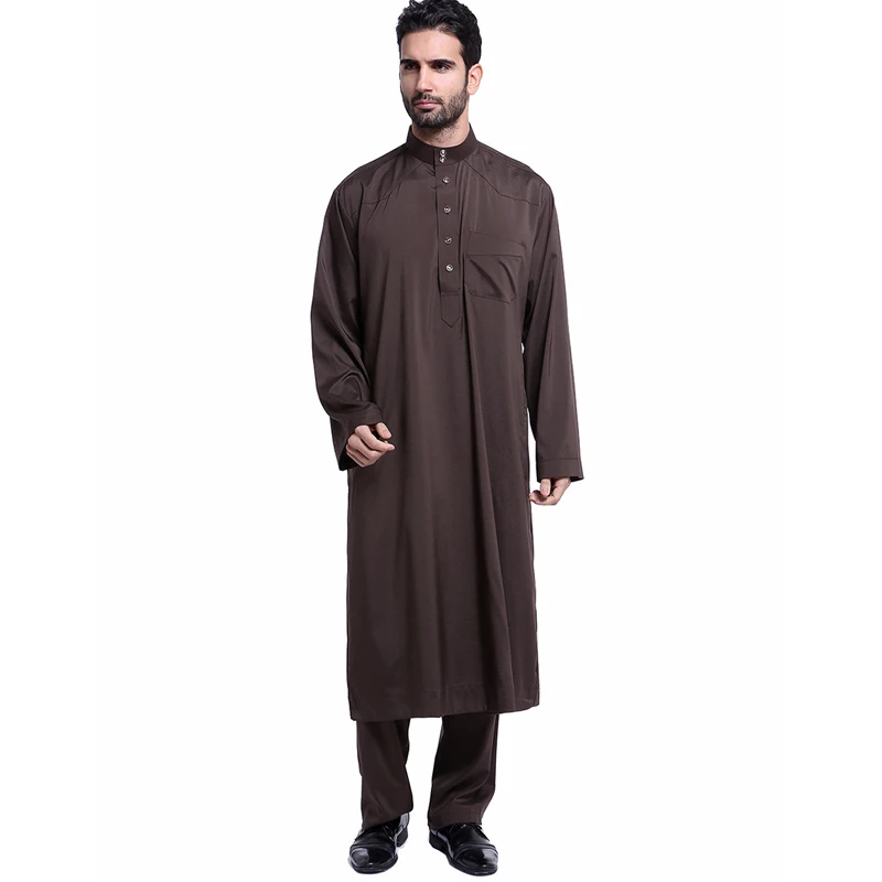 Moslim Man Abaya Muslim Dress Pakistan Islam Clothing Abayas Robe Saudi Arabia Kleding Mannen Kaftan Ropa Musulman De Mode Homme