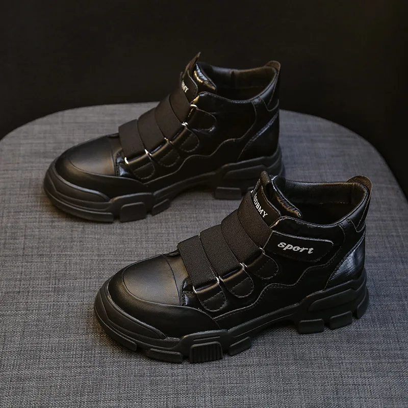 

2019 Brand Platform Sneakers Spring & Autumn Lady Causal Sneakers Woman Leather Platform Shoes Fashion Sports Shoes 1827