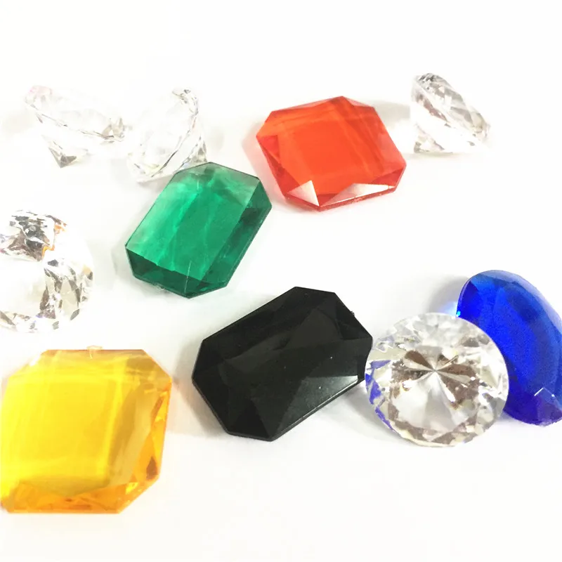 Пешки акриловые пластиковые прямоугольные овальные квадратные в форме ромба 10