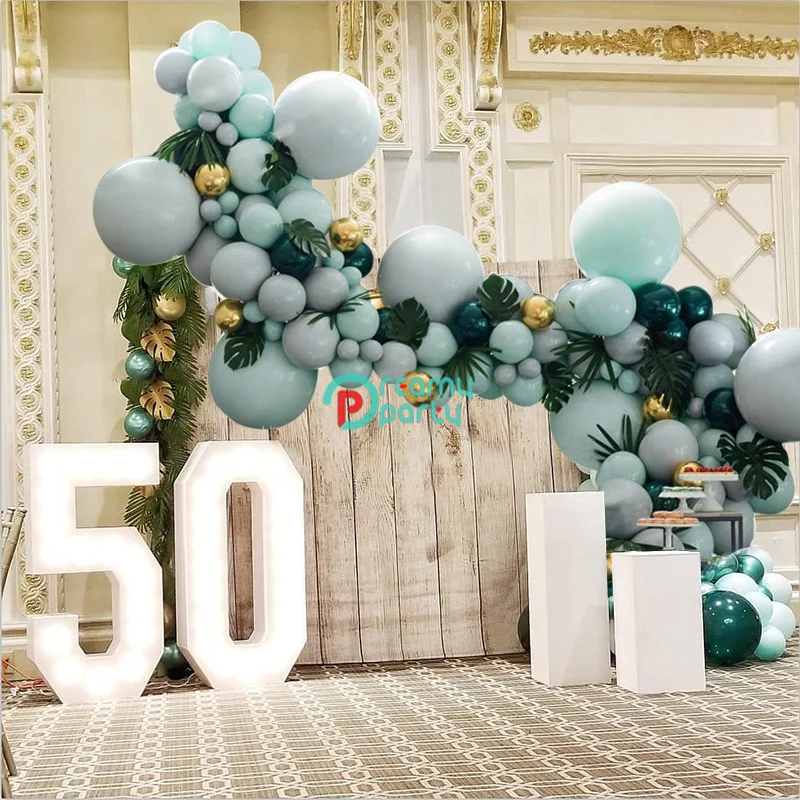 193 шт DIY пастельные Макарон шары Арка гирлянда бесплатно 5 м цепь свадьба