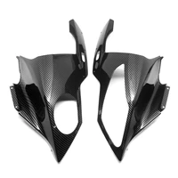 carbon fiber pattern upper front nose headlight cover fairing for bmw s1000rr 2009 2014