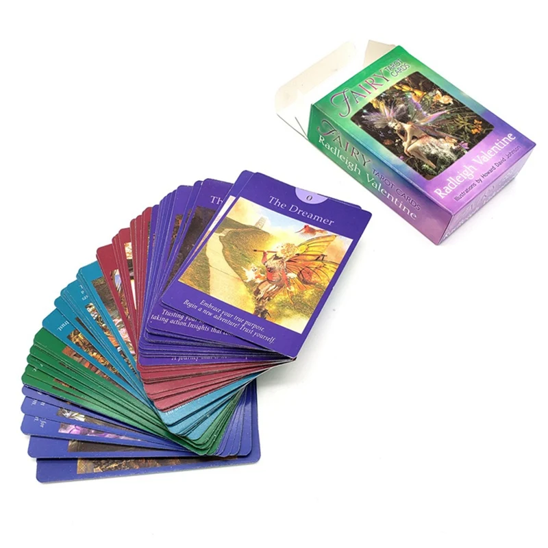 

Magical Messages From The Fairies Tarot Cards Guidance Divination Fate Oracle Deck Fairy Tarot Card For Women Party Games
