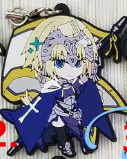 02 Jeanne Fate/большой заказ FGO аниме Enkidu Gilgamesh Mordred Jeanne d'Arc Scathach Okita Souji Nero Ishtar Oda Nobunaga резиновый брелок - Цвет: 02 Jeanne