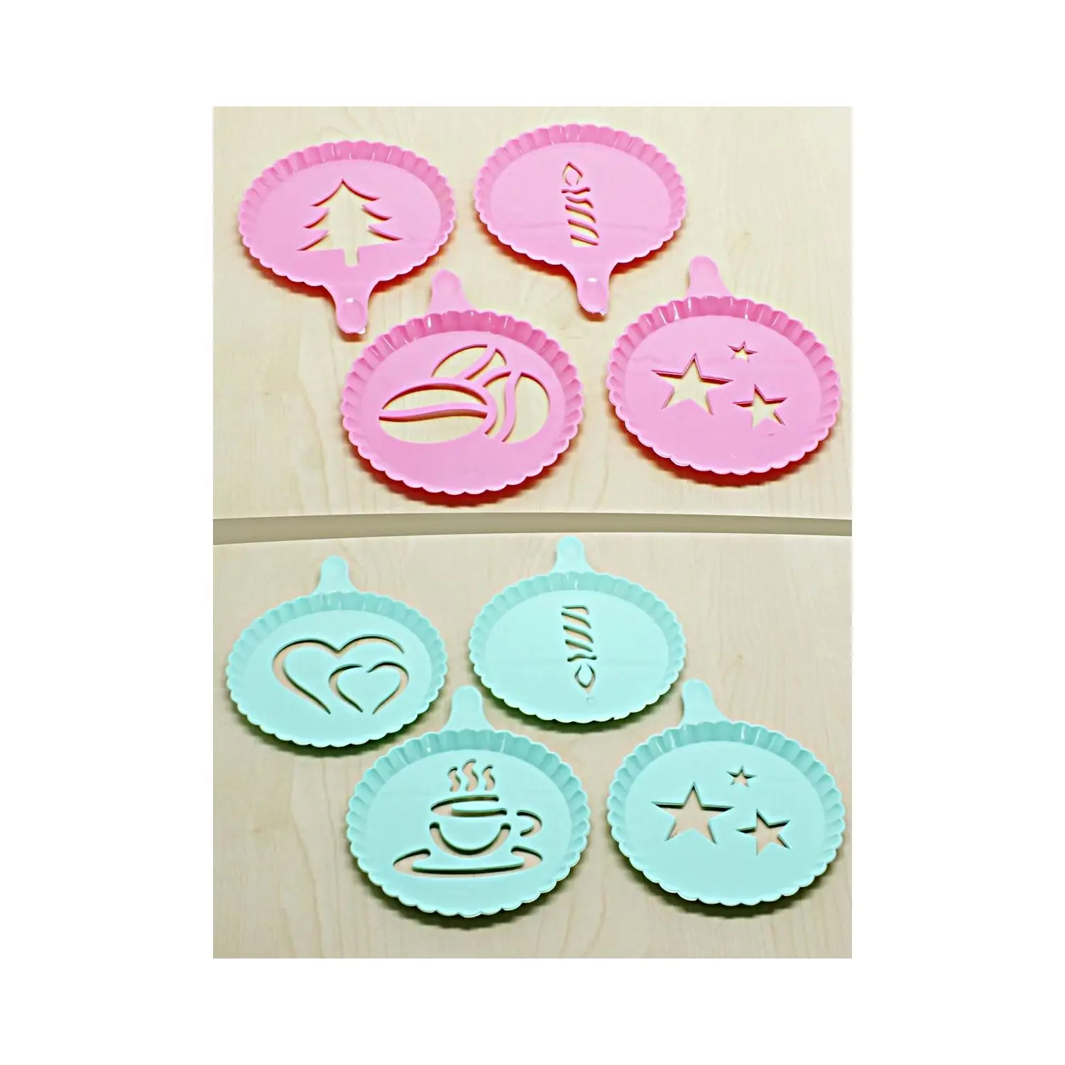 

Color Coffee Decorating Templates-4L Magic Ornament Template