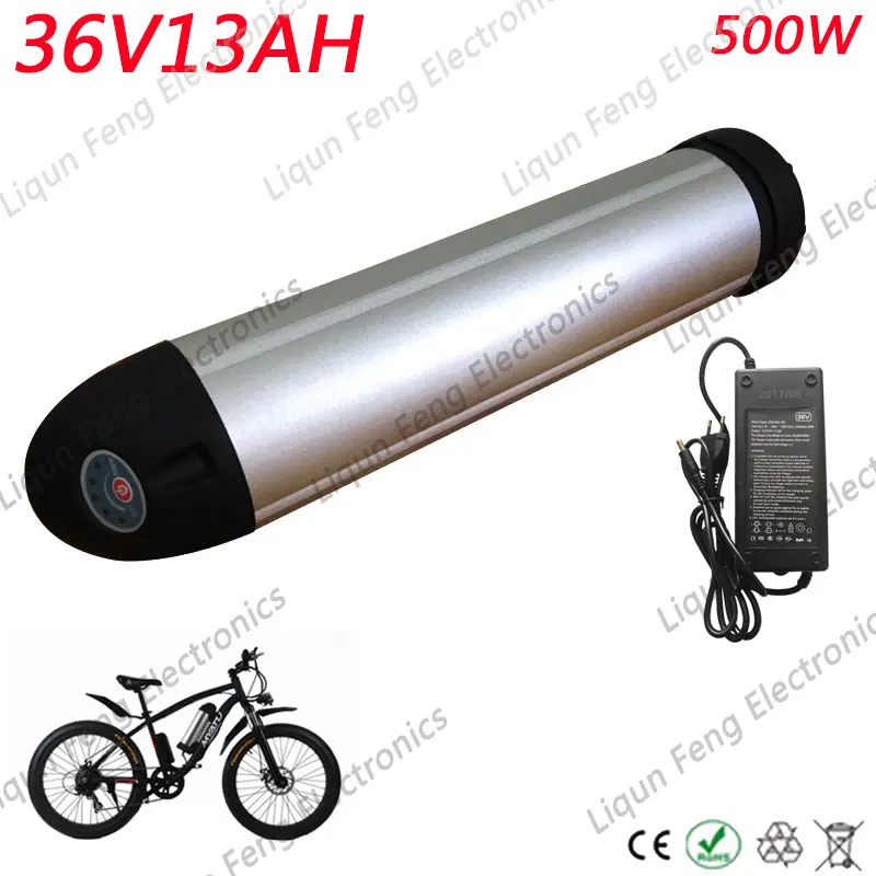 24V 36V 250W 350 Вт 500 Вт мотор для бутылки с водой вниз трубка литий-ионный аккумулятор Батарея цилиндрическая литий-ионный аккумулятор Батарея 10AH 12AH 13AH 15AH 16AH 18AH