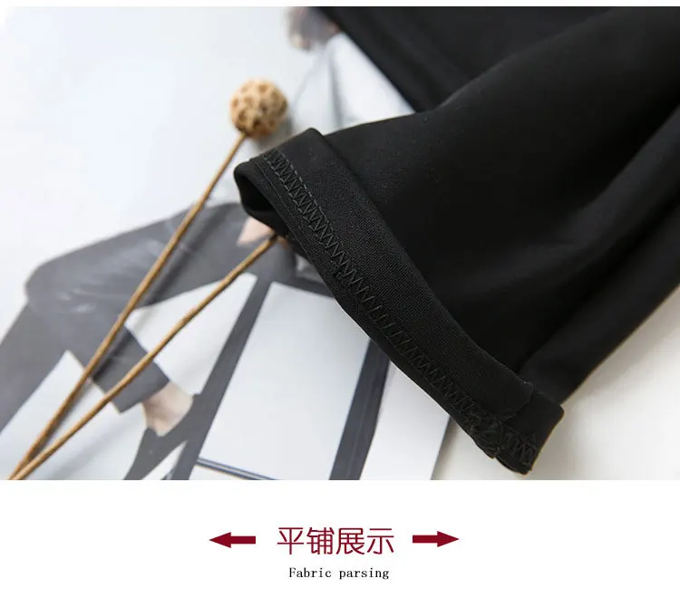 HOUZHOU/женские спортивные штаны для бега, корейские брюки Харадзюку, свободные, OL, длина по щиколотку, спортивные штаны с высокой талией, женские брюки, цвет сбоку