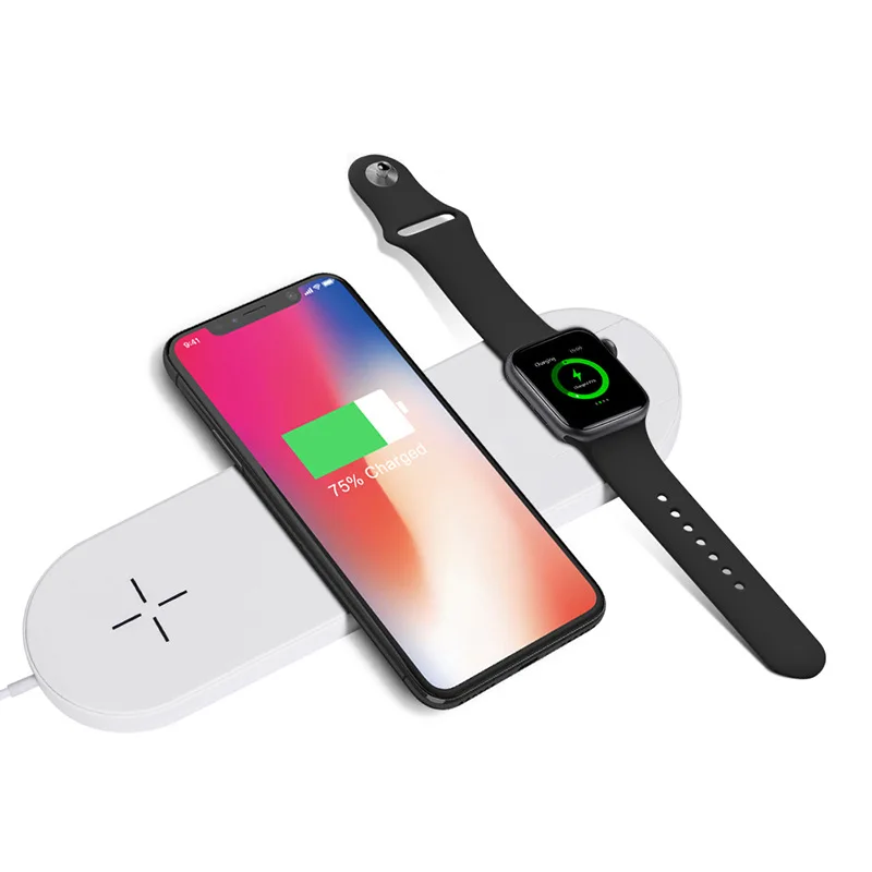 10 Вт 3 в 1 Qi Беспроводное зарядное устройство для iPhone X XS MAX XR 8 быстрая Беспроводная