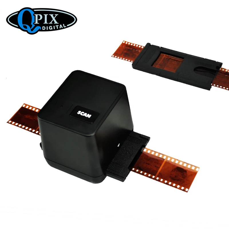 Escáner portátil de película negativa, convertidor de película deslizante de 35mm y 135mm, Software de edición integrada de fotos, escáner de Cable USB para imagen