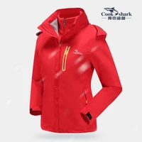 cook shark 2020 autumn and winter new fashion casual ladies jacket korean loose trend jacket outdoor windproof waterproof jacket