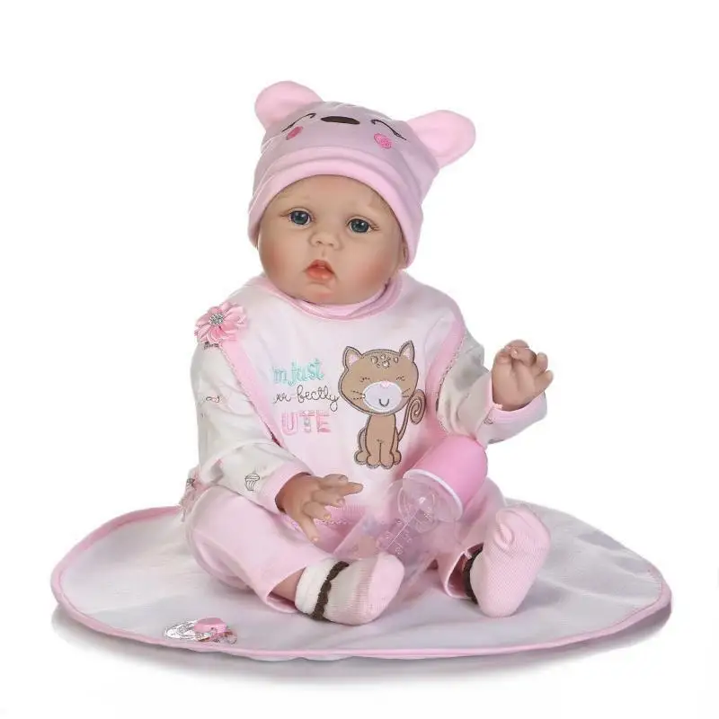 

Preemie реалистичные куклы для маленьких девочек 22 ''Мягкие силиконовые куклы для новорожденных