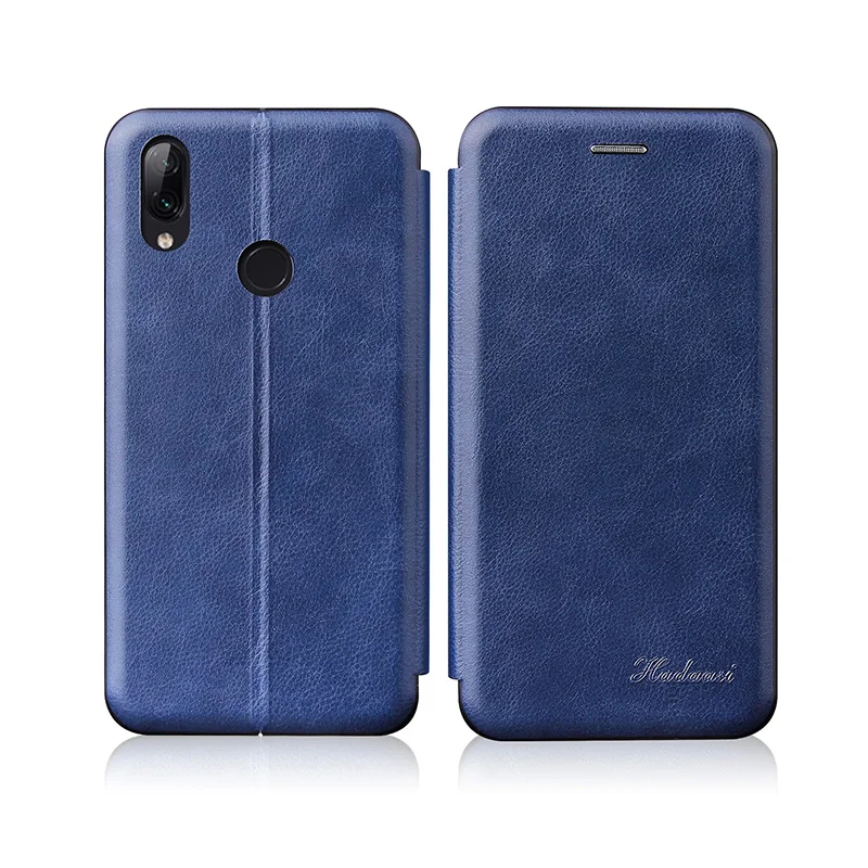Blue Кожаный флип-чехол для samsung galaxy a30s a50s a10 a20 a20e a30 a40 a50 a70 m10 m20 s7 edge s8 s9 s10 Примечание 10 j4 j6 plus чехол - Цвет: Blue