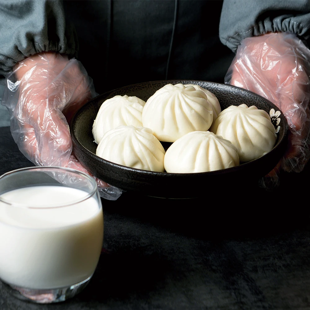 100 шт./компл. пластиковые перчатки для еды экологичные одноразовые ресторана