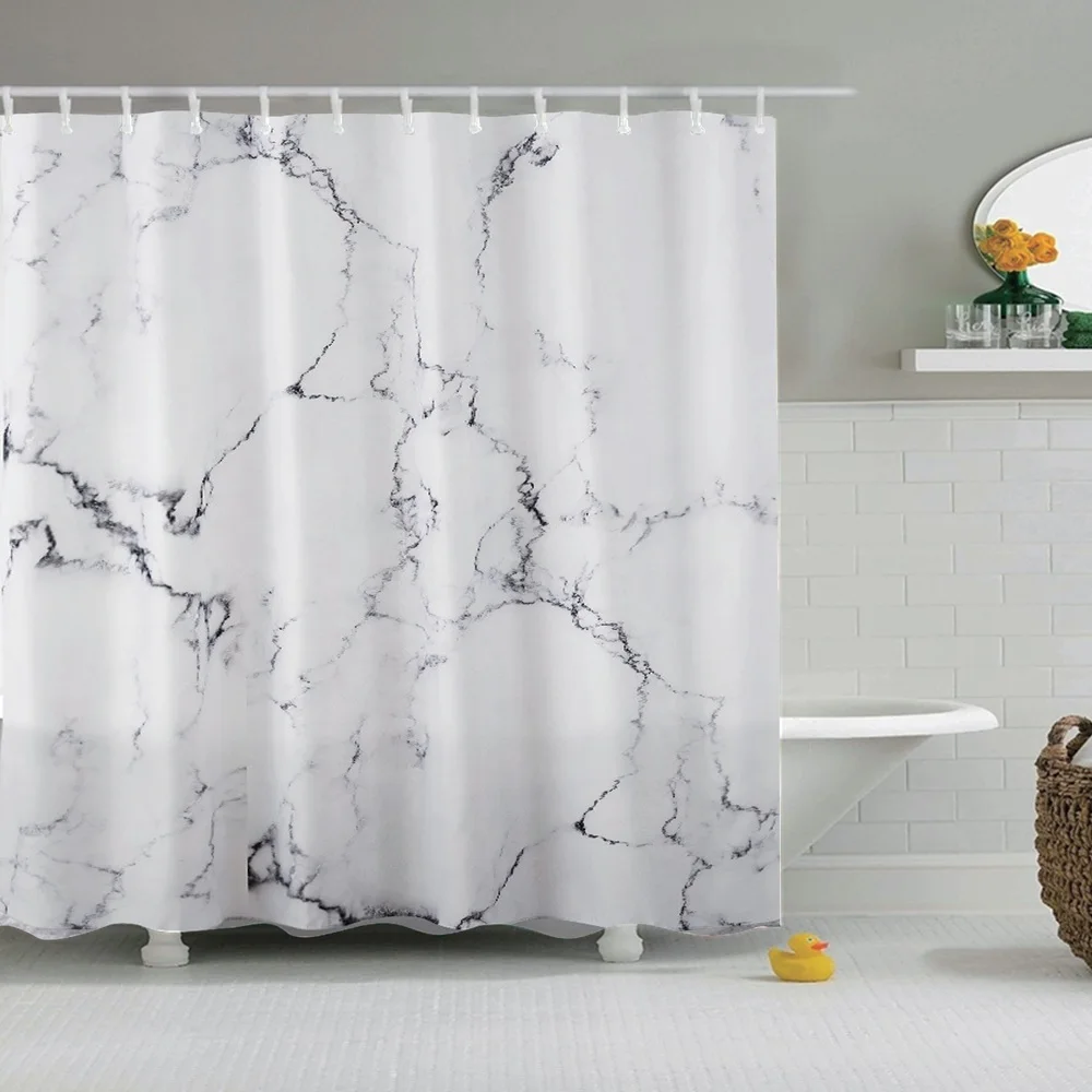 Dafield каменная душевая занавеска булыжник дзен путешествия S Мраморная