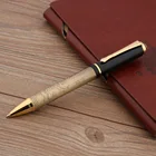 Роскошная BAOER 507 традиционная китайская живопись украшение лошадь Золотая отделка стандартная металлическая Студенческая шариковая ручка