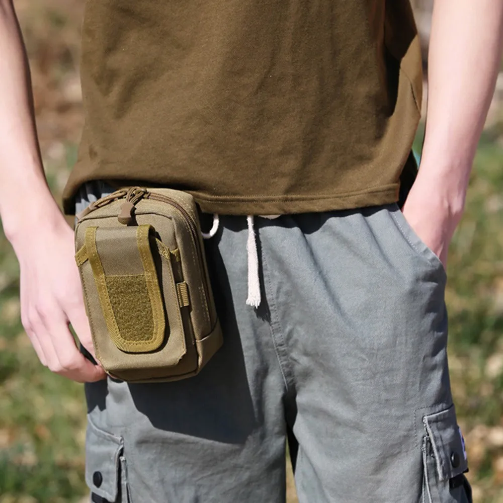 

Tactical Phone Pouch Military Waist Pack Hunting Utility EDC Tool Bag with Buckle Outdoor Molle Pouch Hunting Accessories