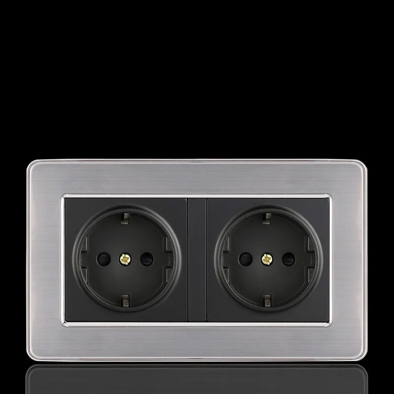 Настенное зарядное устройство стандарта Великобритании и Европы с 2 USB