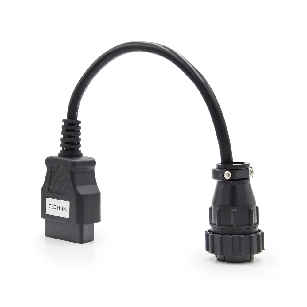 Для MB дизель 14pin 14 контактный кабель OBD2 16pin 16 штырьевой OBDII разъем OBD2 кабель для MB автомобильный диагностический инструмент для TCS CDP Pro