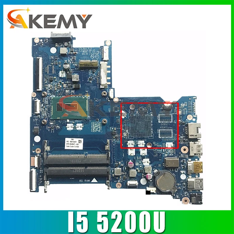 

Akemy BDL50 LA-D703P For HP 15-AY 15-AC Notebook Laptop Motherboard MainBoard I5 5200U Test Ok Fast Ship