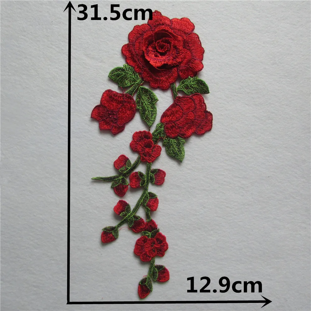 1 шт. распродажа воротник Венеция с блестками Цветочная вышитая аппликация