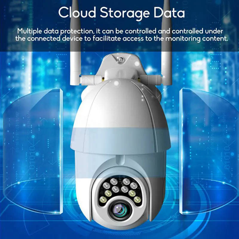 

2021 New 360-degree Smart Practical Wireless Waterproof 1080p Dome Camera For Home Hot Sell Dropshipping