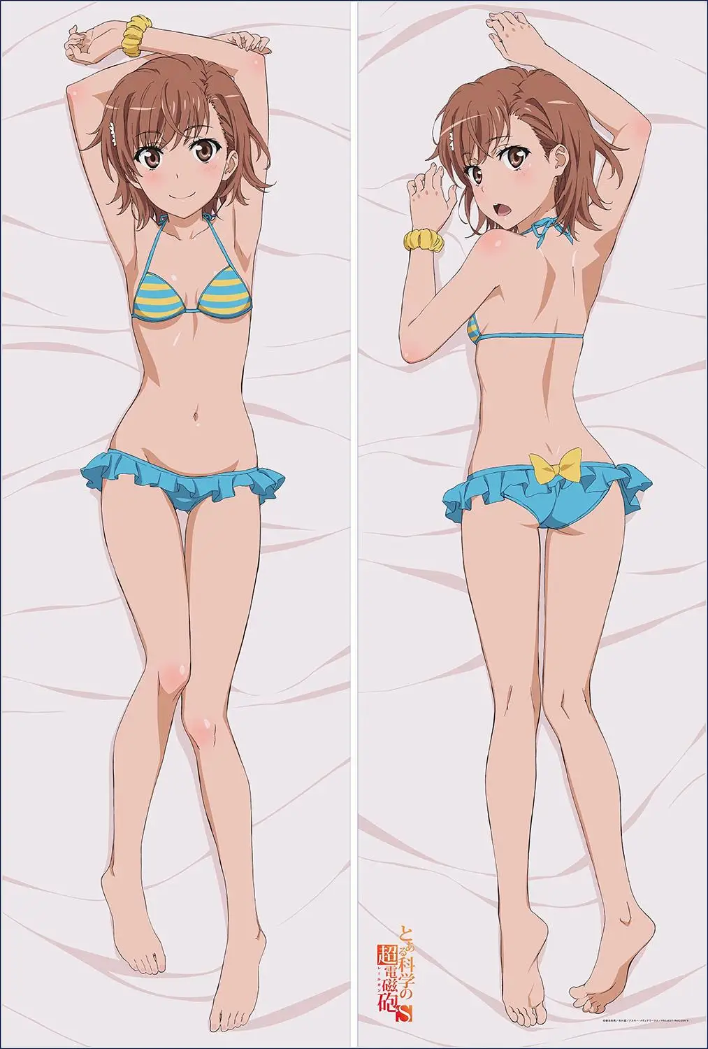 M6 Аниме некий научный Railgun Dakimakura Чехол персонаж Mikoto Misaka Bolster чехол Toaru Kagaku no Railgun Hugs чехол для подушки - Цвет: M6