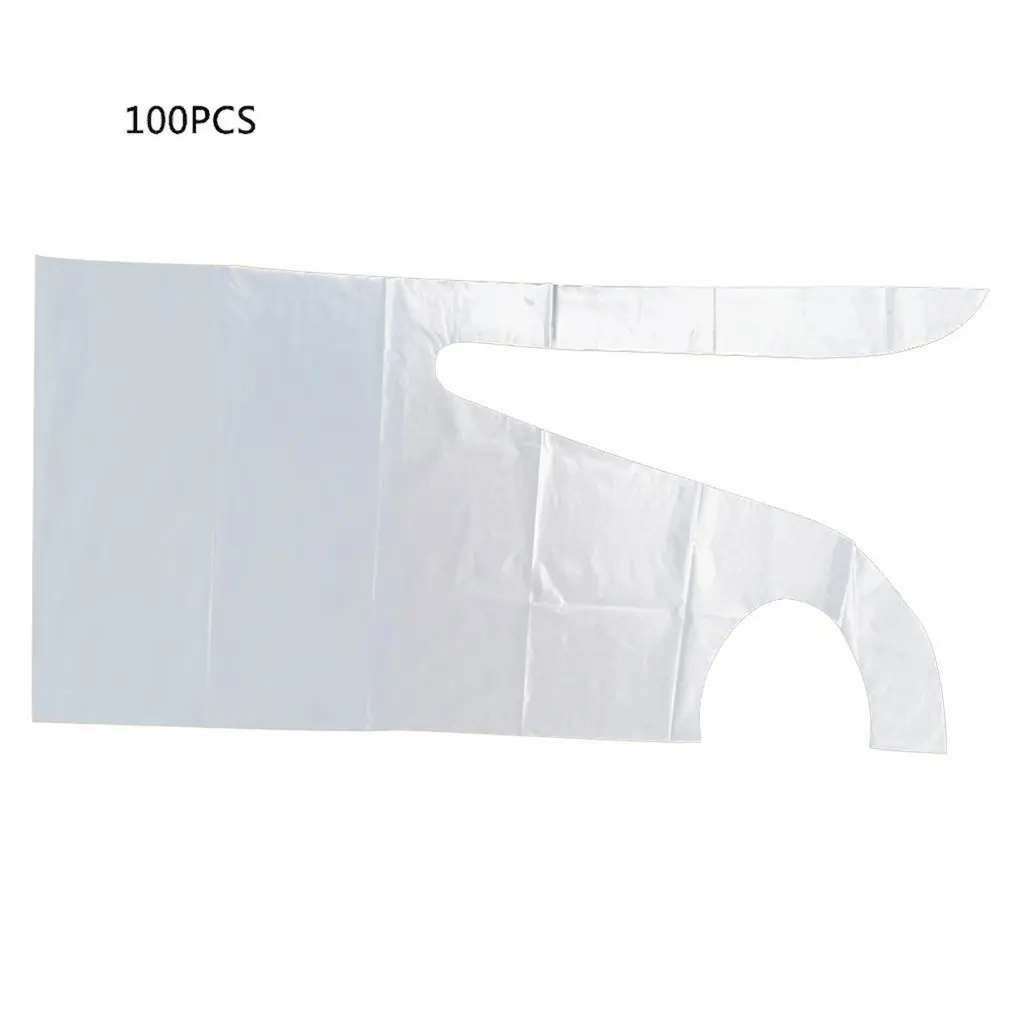 

Flat Pack and Roll of Disposable Plastic Aprons High Density Polythene Plastic apron Home Kitchen Thicken Aprons