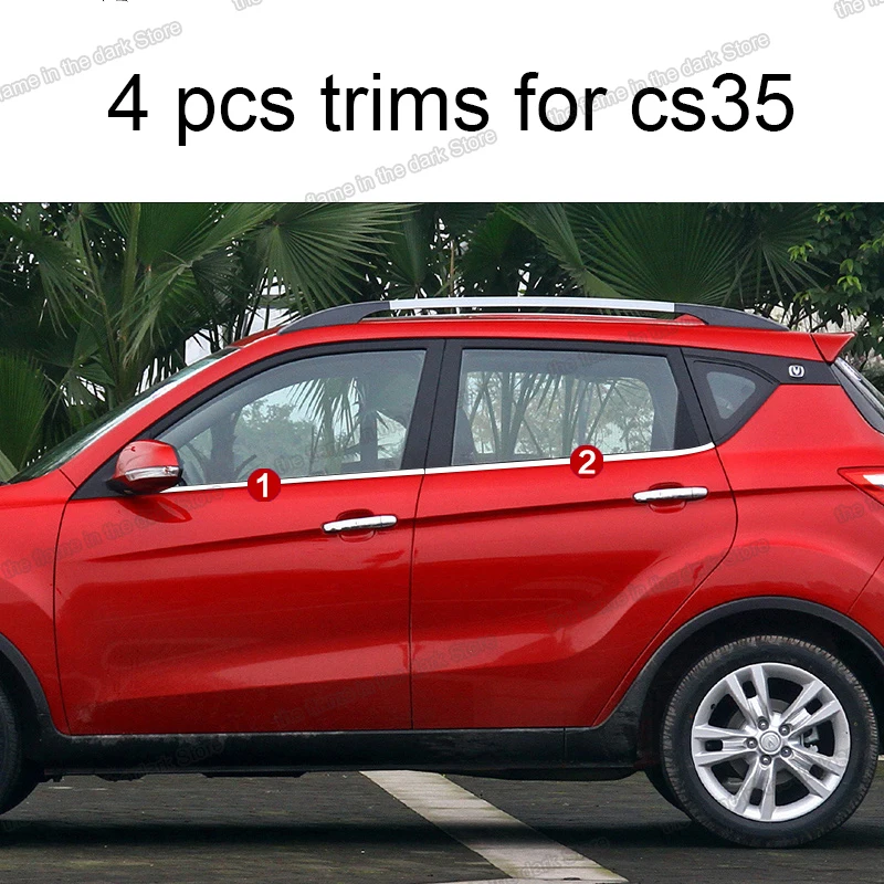 Lsrtw2017 304 нержавеющая сталь автомобильные оконные накладки для changan cs35 2012 2013 2014 2015