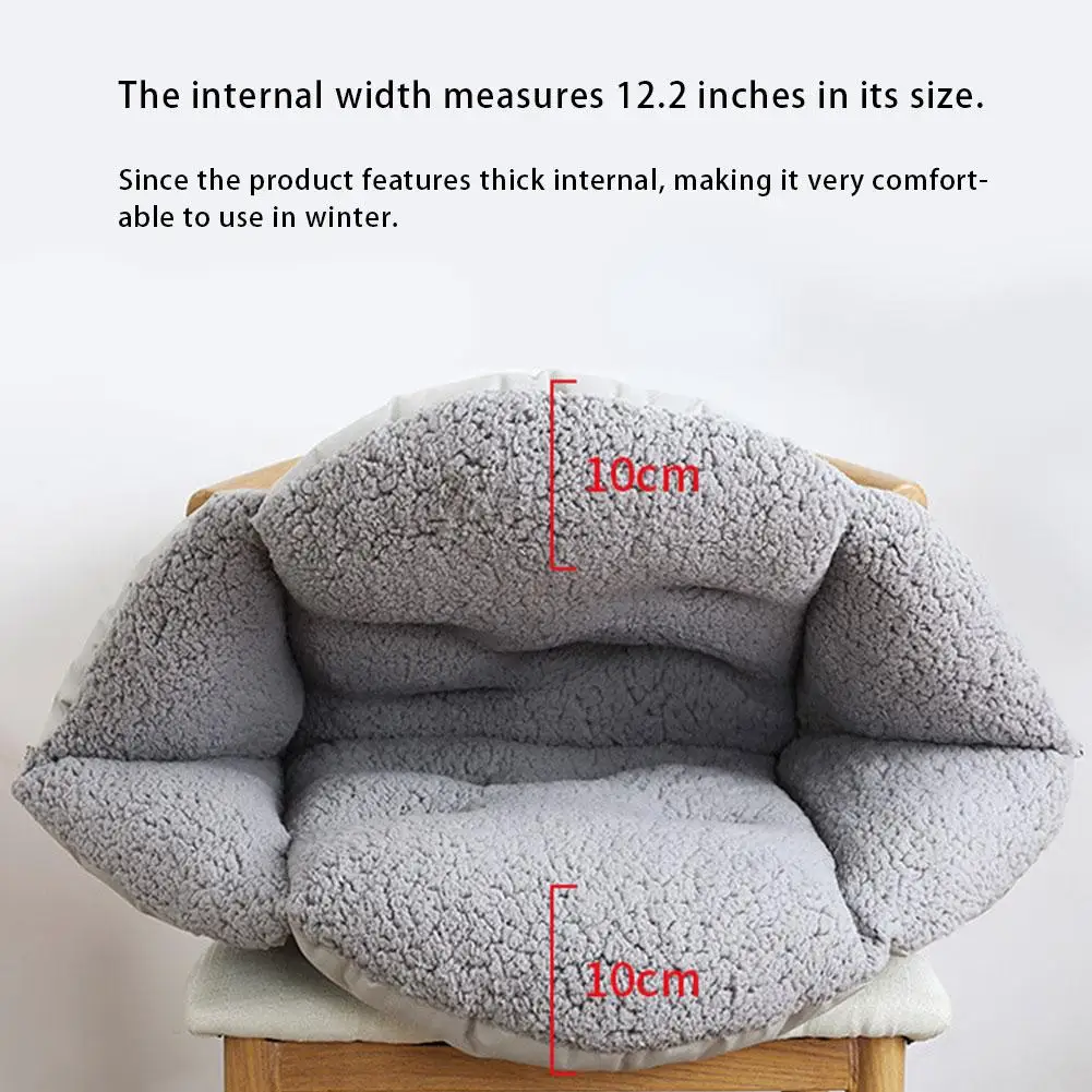 Мягкая плюшевая подушка для сиденья поясничная подушка для спины Подушка для пляжа/офиса дома автомобильное кресло накладки на ягодицы