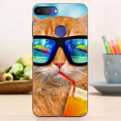Для Alcatel 1S чехол роскошный чехол из ТПУ и силикона чехол s Телефон задняя крышка для Alcatel 1S Funda Coque - Цвет: w14