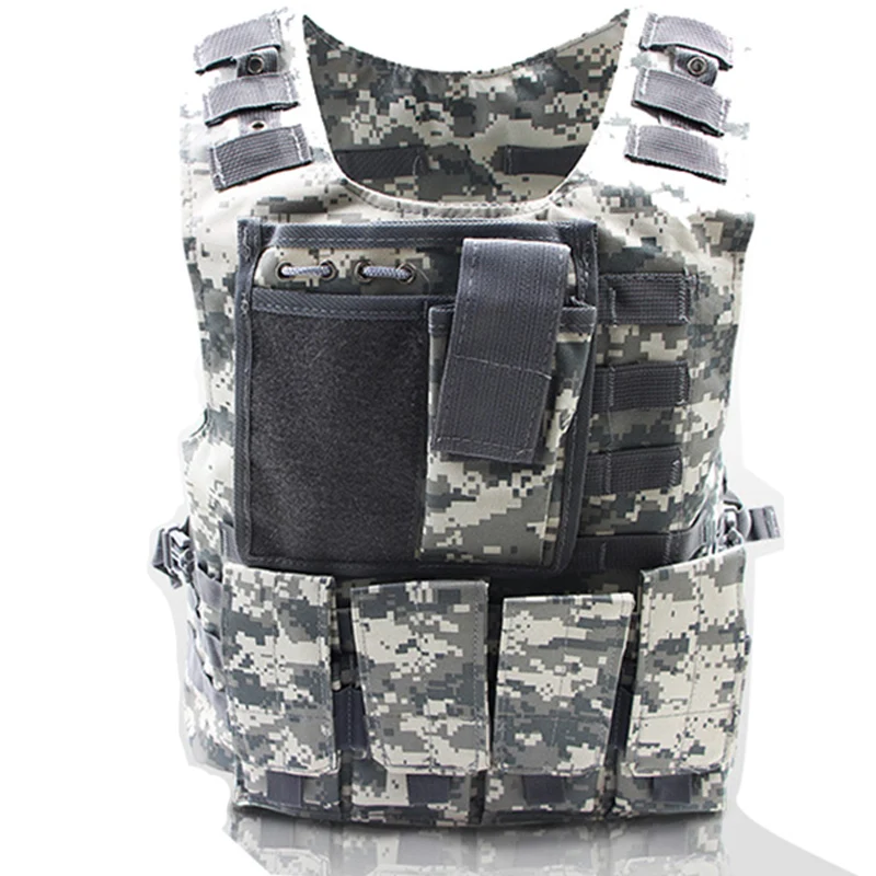 

Men Military Vest CS Paintball Airsoft Equipment Battle Cambat Tactical Camo Clothes Army Special Forces Polices Vest Waistcoat