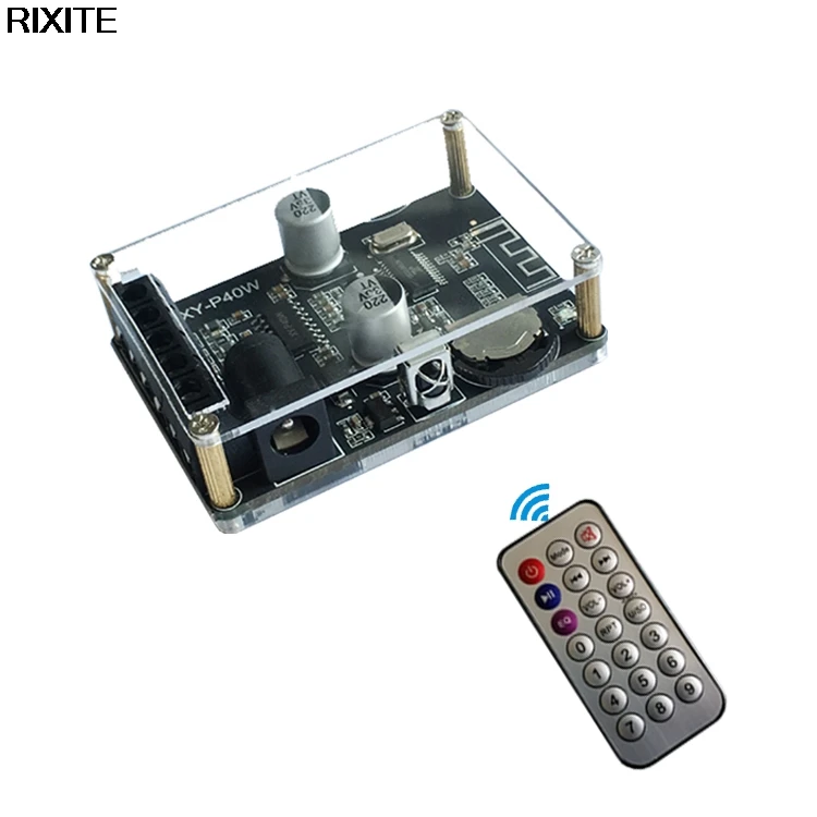 XY-P40W Bluetooth 5 0 Мощность ламповый усилитель аудио доска стерео цифровой небольшой