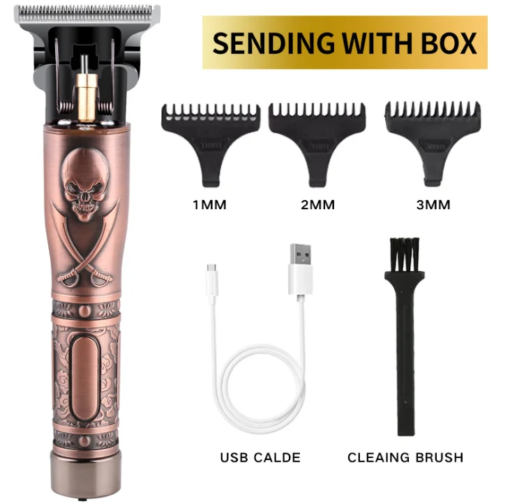 

LED USB Rechargeable Hair Clipper Professional Baldheaded Electric hair Cordless Shaver Trimmer Men Barber Hair Cutting Machine