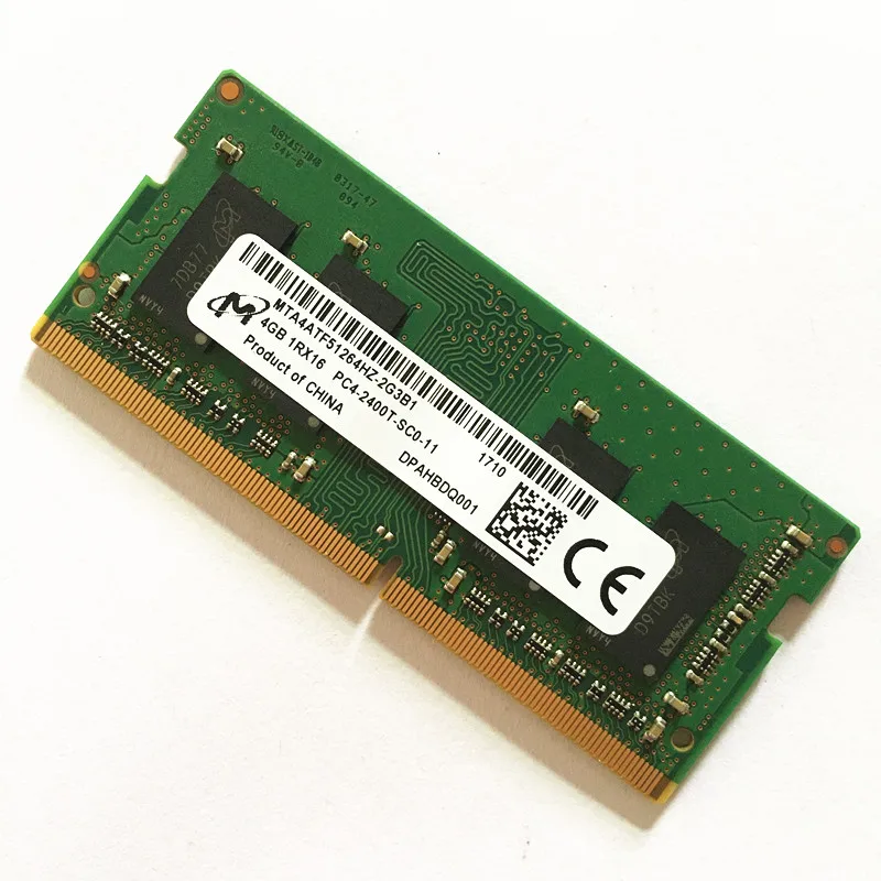 Micron DDR4 RAMs Memoria 4GB 2400MHz 1Rx16 PC4-2400T-SC0-11 память для ноутбука | Компьютеры и офис