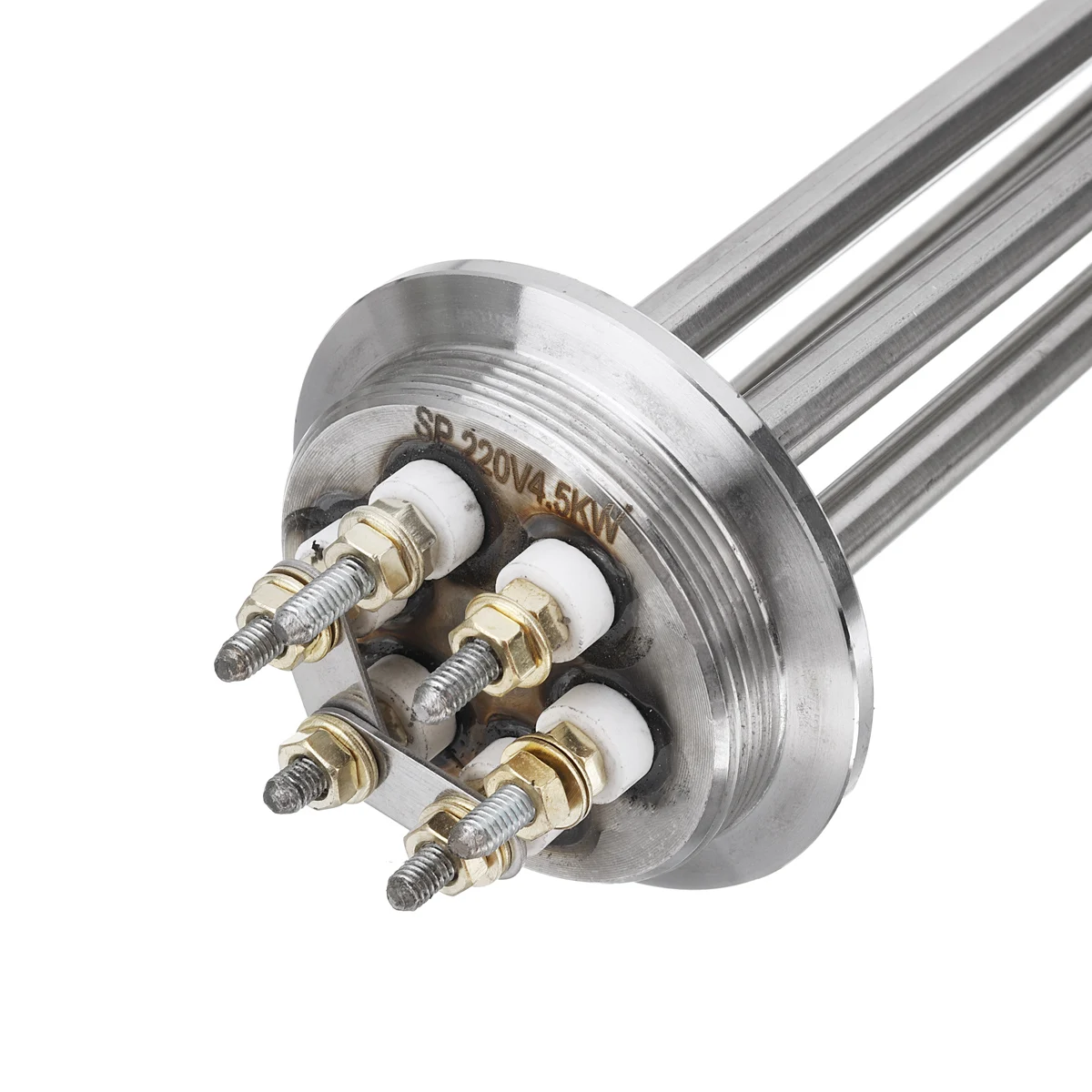 Электрический нагревательный элемент 2 дюйма с тремя зажимами (OD63) 220 В погружной