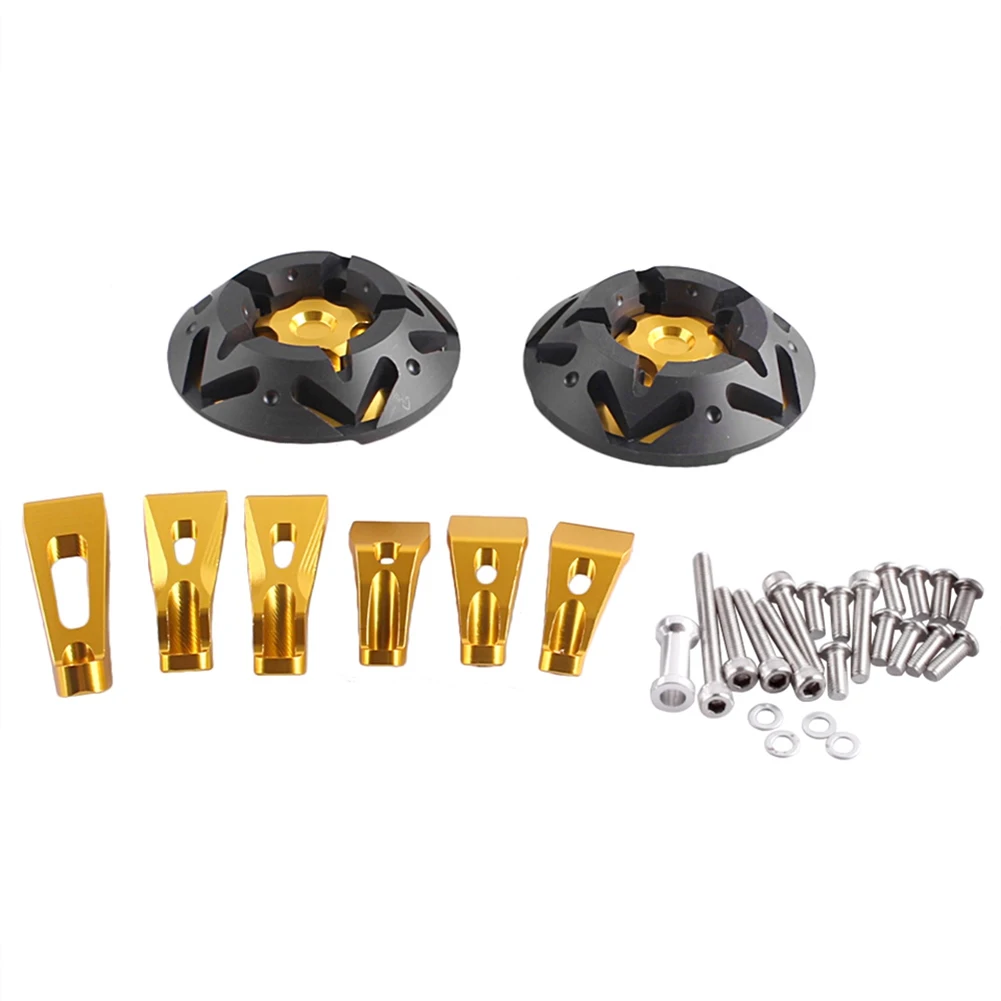 Золотая Крышка корпуса двигателя мотоцикла ползунок защита от ударов для Kawasaki Z