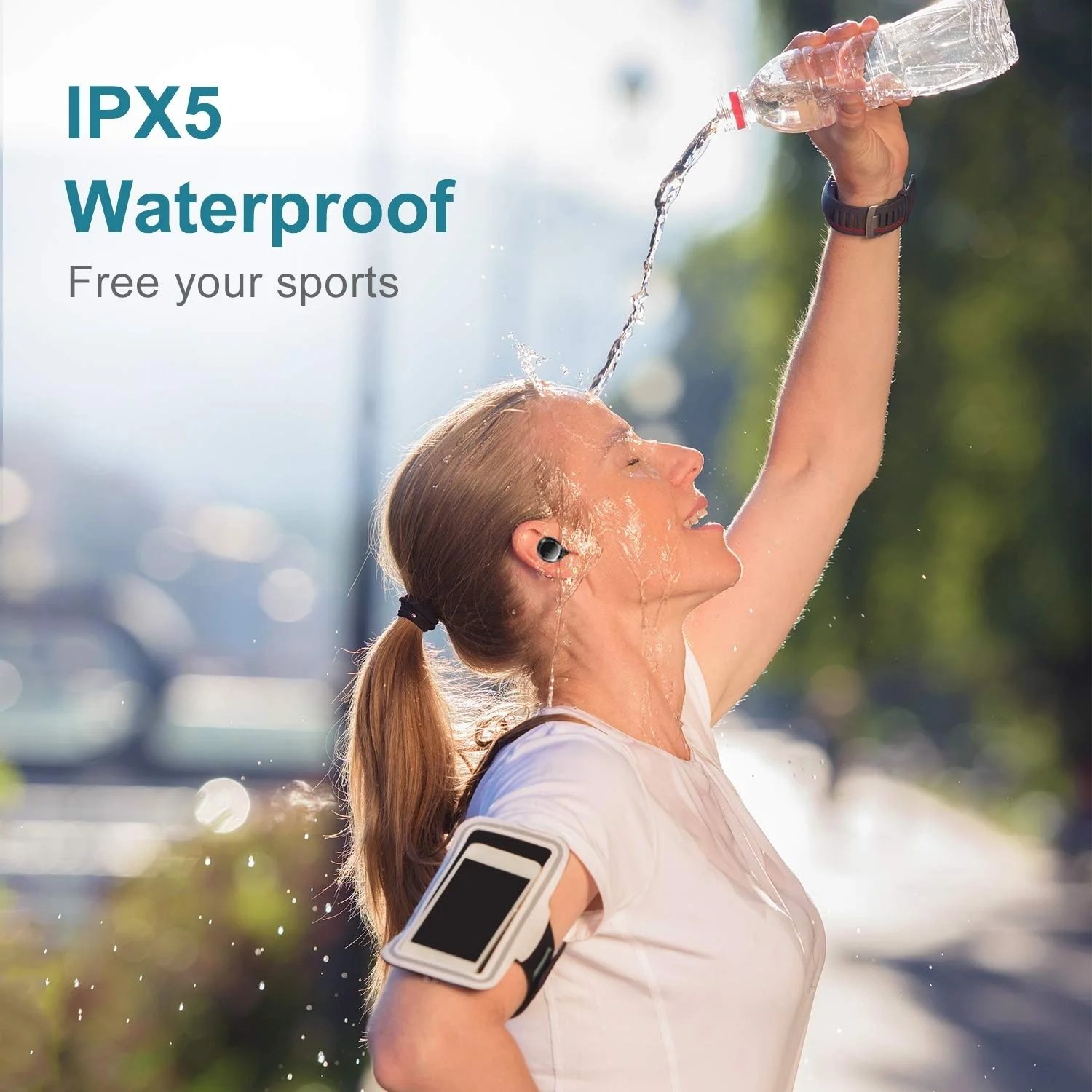 TWS True Bluetooth наушники 5 0 HD стерео беспроводные вкладыши IPX5 спортивные